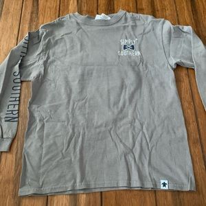 Gray deer Simply Southern Long sleeve